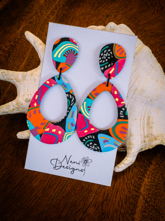 'rainbow pop' florence dangles