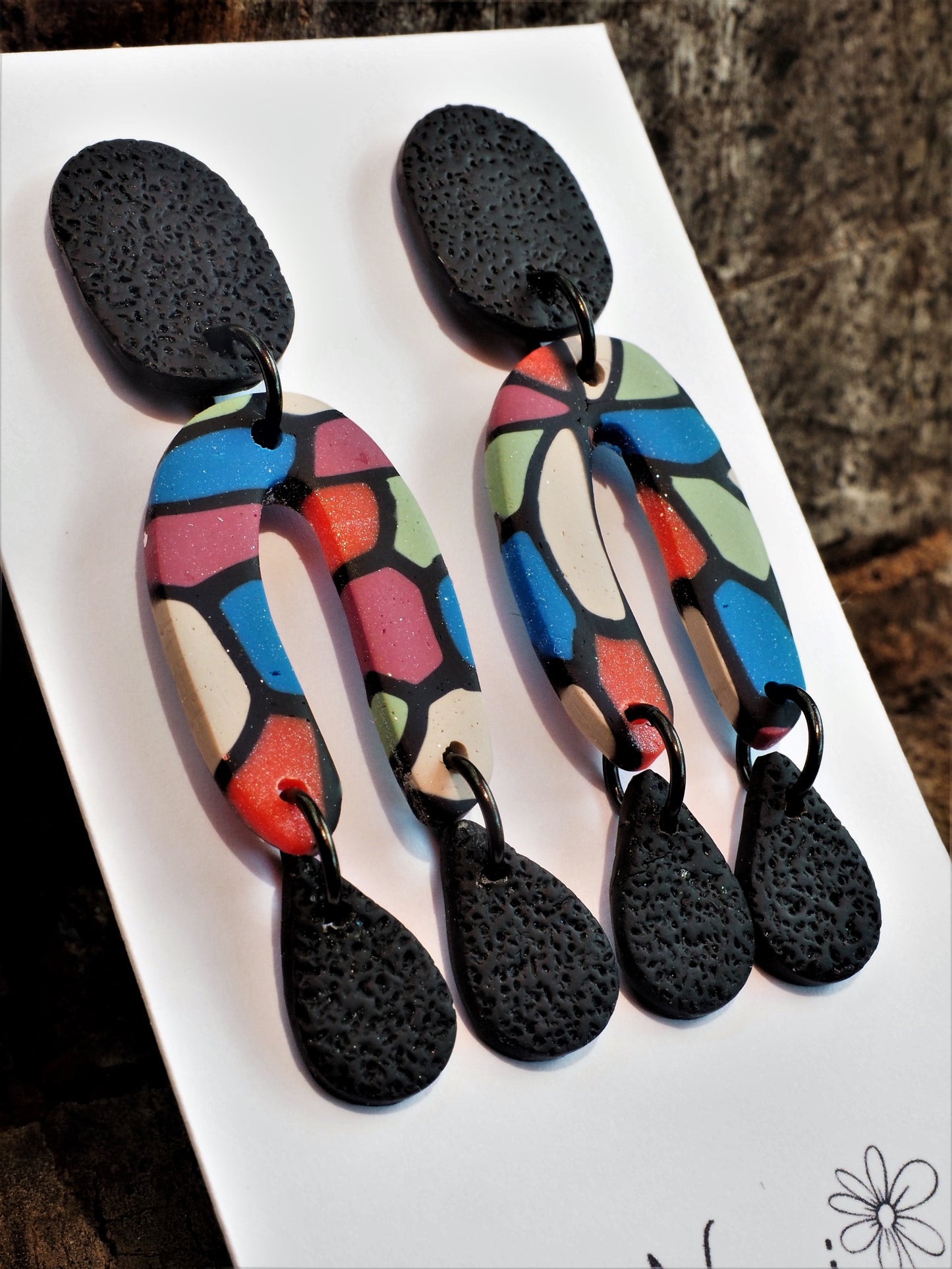 'essie' (black and stained glass)