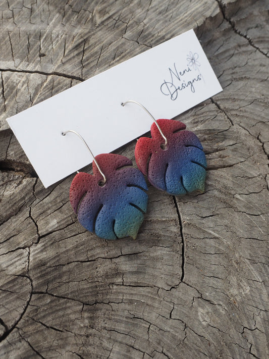 'monstera' (red to blue blend)