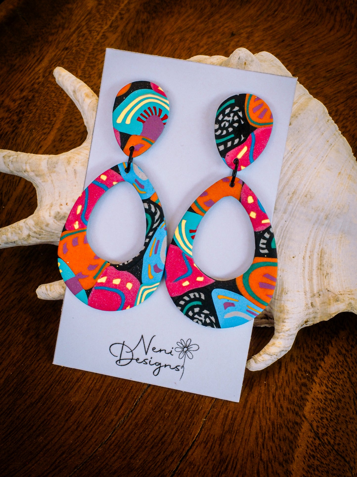 'rainbow pop' florence dangles
