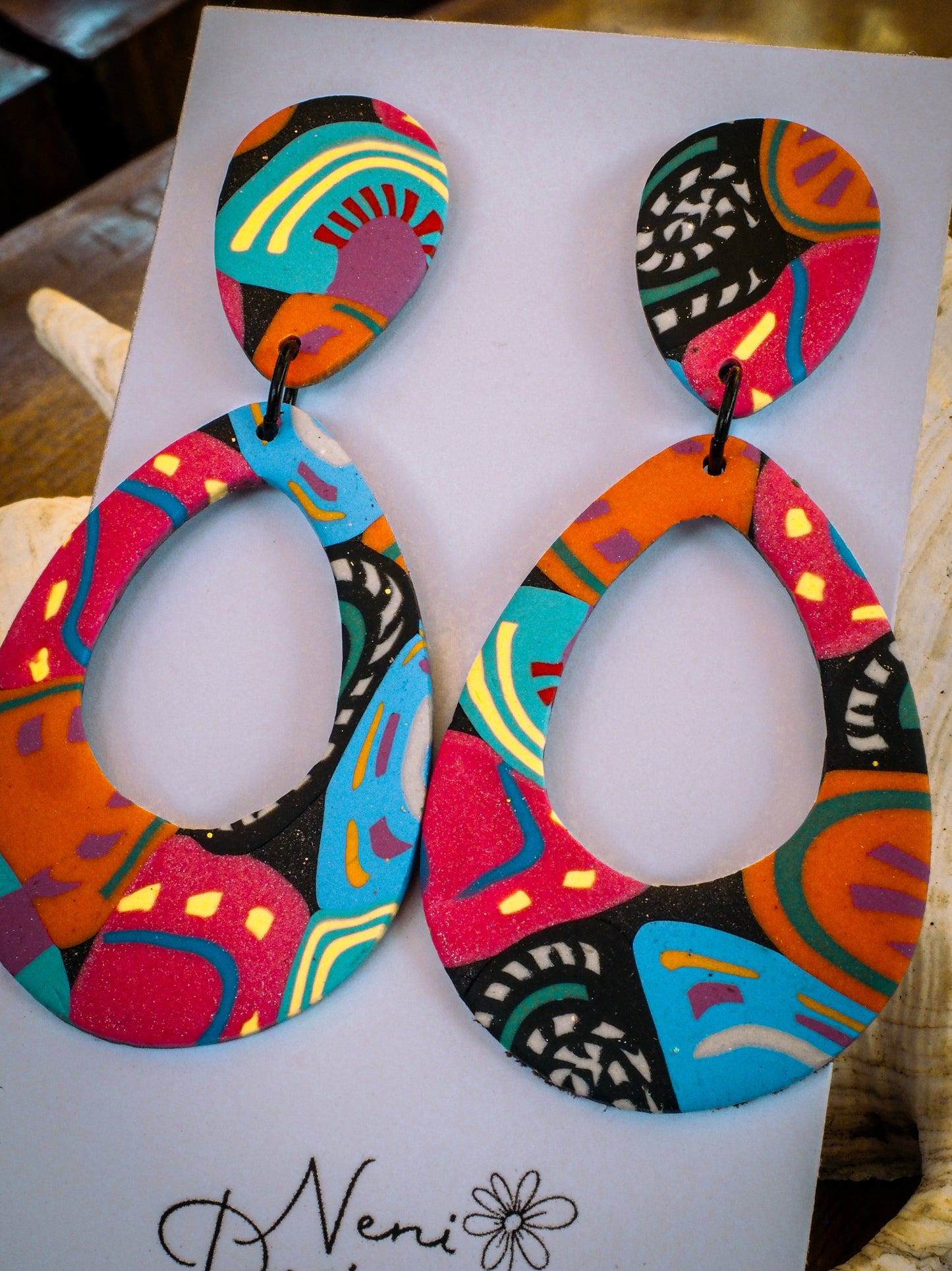 'rainbow pop' florence dangles