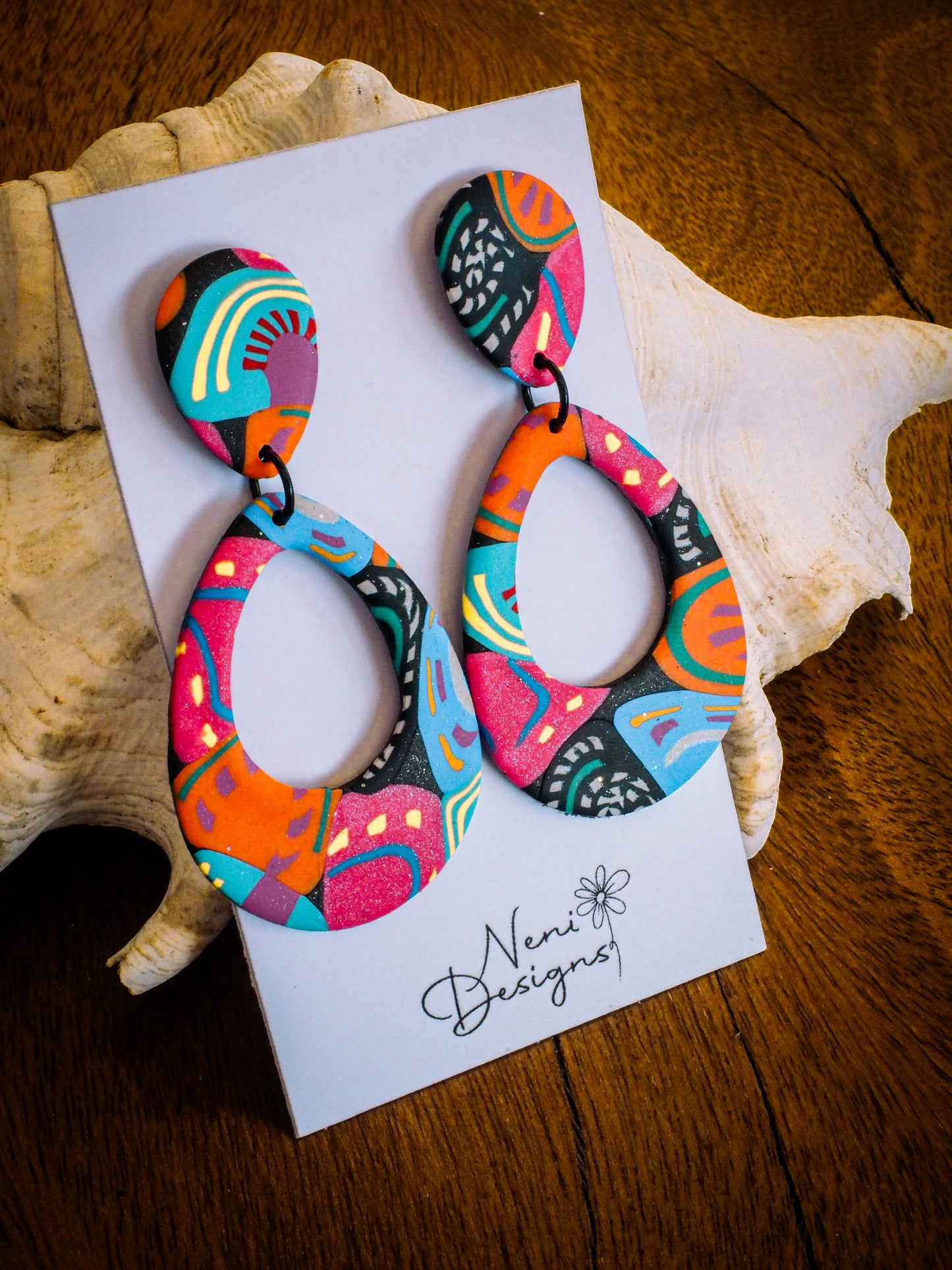 'rainbow pop' florence dangles