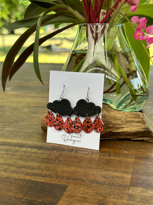 'amelia' black and red