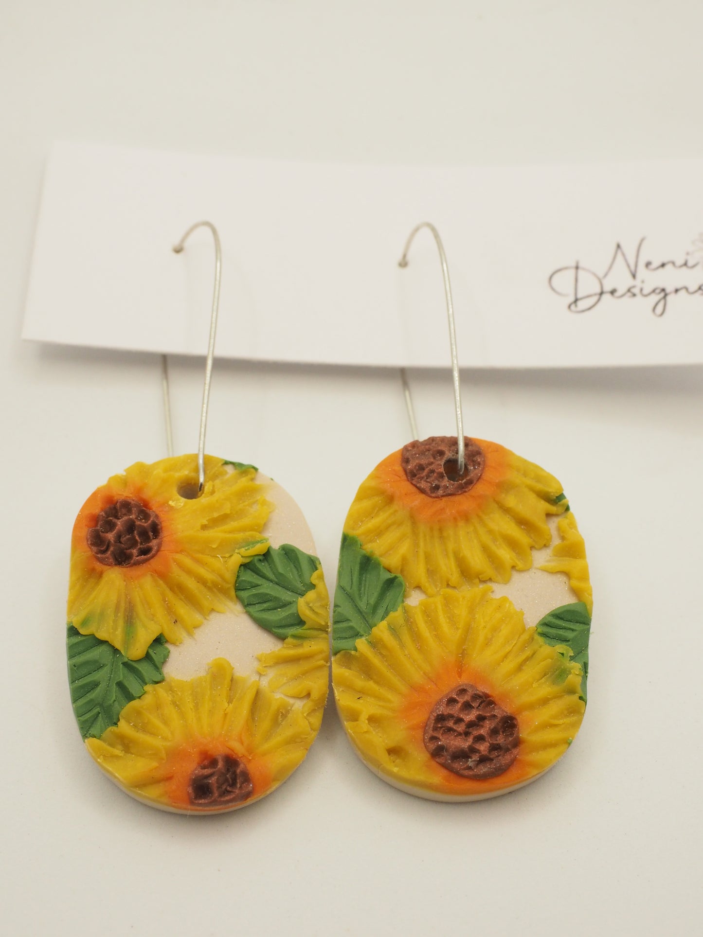 'clara' hoops (sunflower)