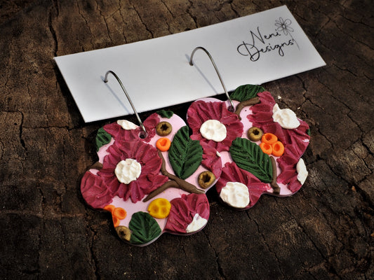 'eleanor' hoops (pink flower)
