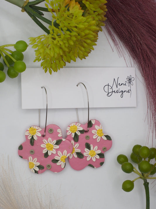 'eleanor' hoops (pink with daisies)