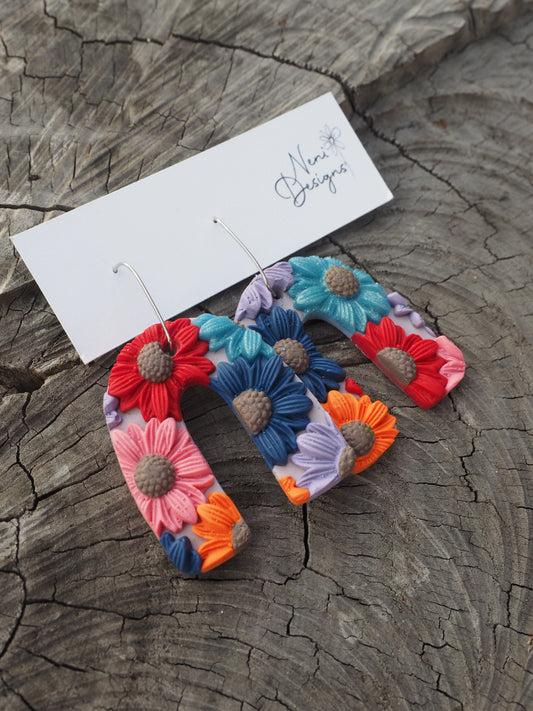 'rosie' (blue, red, pink and purple florals)